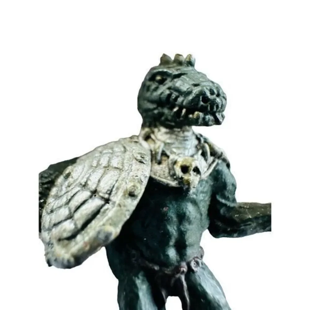 Lizard Man‎ Armor Class 5(4) W/sword Miniature Fantasy AD&D 1970's Hand Painted